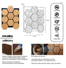 Revestimento Acústico Artesanal Pinus 18mm · Poliuretano com MDF