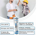 Cola Fixa Adesivo  Pu 40 Kit 3 + Aplicador