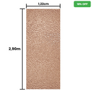 Revestimento Efeito Metálico Martelado Bronze Interno 2,90m x 1,22m