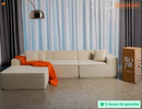 Sofá Modular Pelion 3 Lugares com 1 Chaise - Sofá na caixa