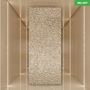 Revestimento Efeito Metálico Martelado Prata Interno 2,90m x 1,22m