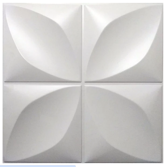 Placa 3D Mini Primaveira autoadesiva 50x50CM Revestimento Decorativo para parede.