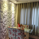 Placa 3D Pixel Autoadesiva - 50x50 Revestimento decorativo de parede.