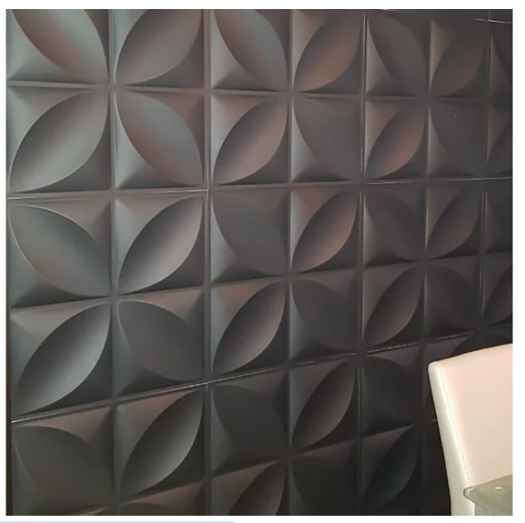 Placa 3D Mini Primaveira autoadesiva 50x50CM Revestimento Decorativo para parede.