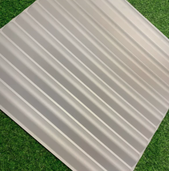 Placa 3D Ripada Autoadesiva - 50x50CM Revestimento decorativo de parede.