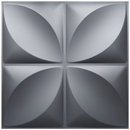 Placa 3D Mini Primaveira autoadesiva 25x25CM Revestimento Decorativo para parede.