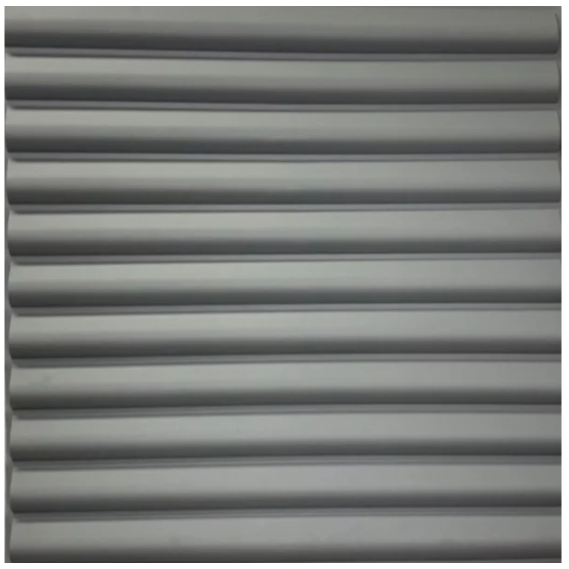 Placa 3D Ripada Autoadesiva - 50x50CM Revestimento decorativo de parede.