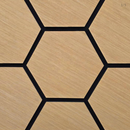 Revestimento Acústico Artesanal Pinus 18mm · Poliuretano com MDF