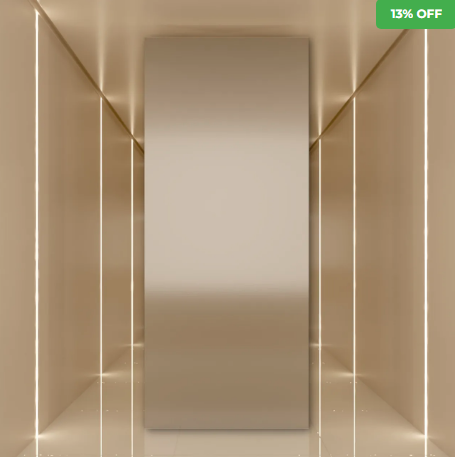 Revestimento Efeito Metálico Escovado Prata Interno 2,90m x 1,22m