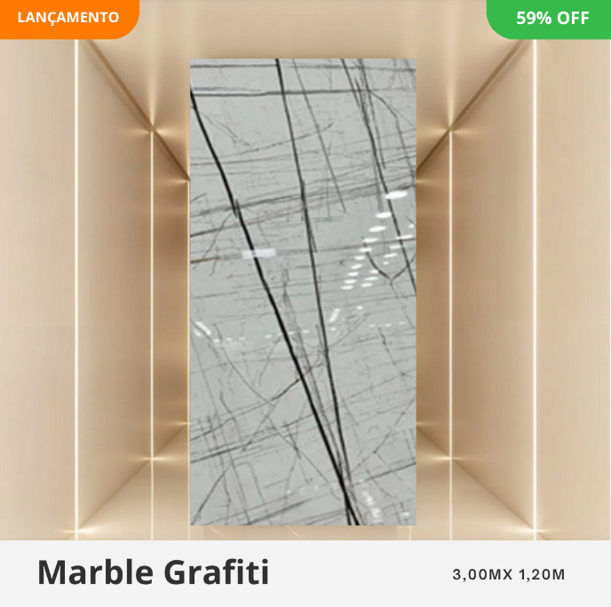 Revestimento Marmorizado 1.22 por 2.44 Metros