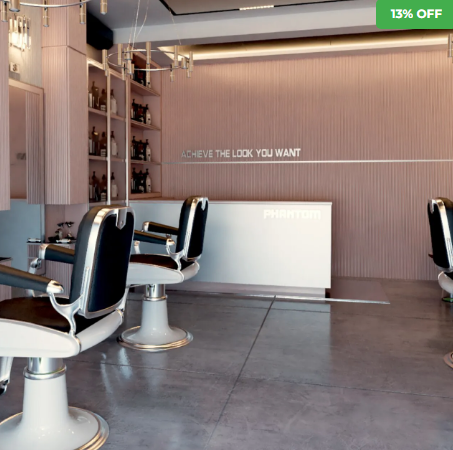 Revestimento Efeito Metálico Escovado Prata Interno 2,90m x 1,22m