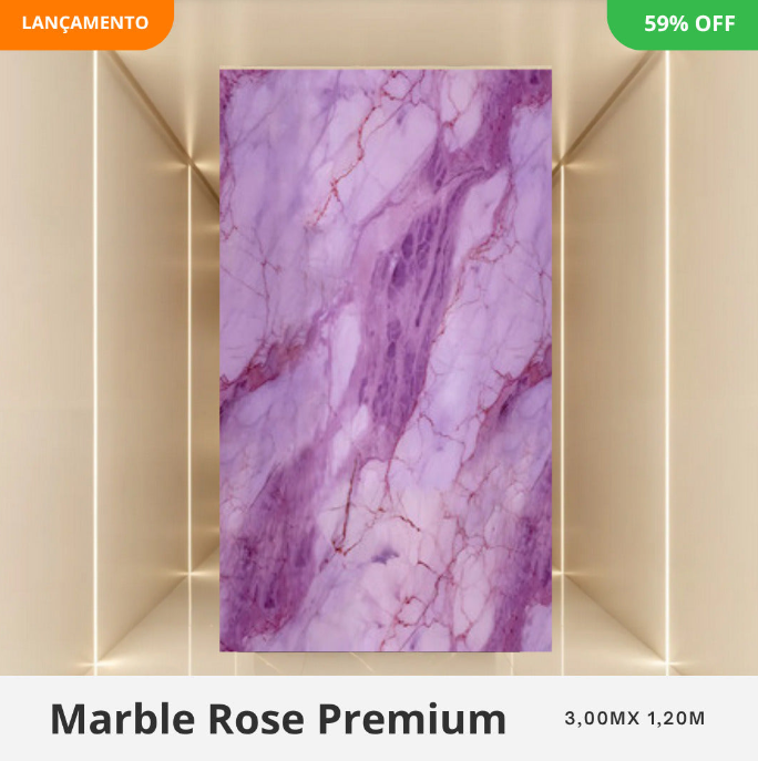 Revestimento Marmorizado 1.22 por 2.44 Metros