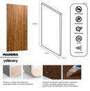 Revestimento Madeira Carvalho 5mm · Fibra de carbono de bambu