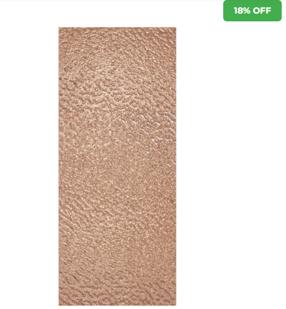 Revestimento Efeito Metálico Martelado Bronze Interno 2,90m x 1,22m