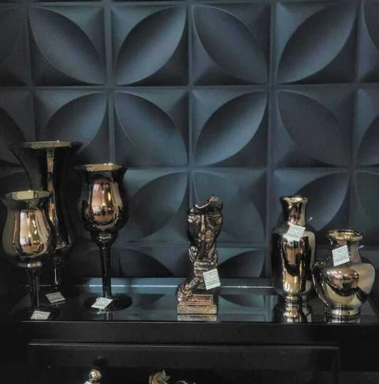 Placa 3D Mini Primaveira autoadesiva 50x50CM Revestimento Decorativo para parede.