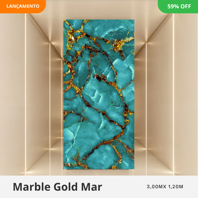 Revestimento Marmorizado 1.22 por 2.44 Metros