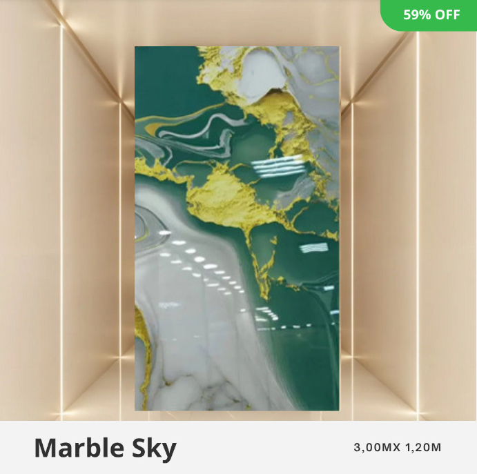 Revestimento Marmorizado 1.22 por 2.44 Metros