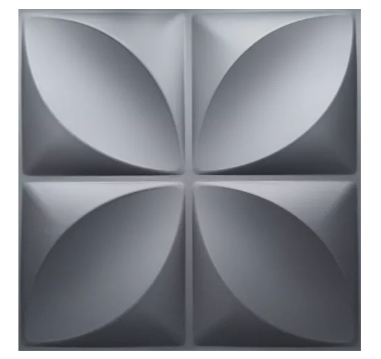 Placa 3D Mini Primaveira autoadesiva 50x50CM Revestimento Decorativo para parede.