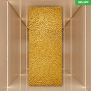 Revestimento Efeito Metálico Martelado Dourado Interno 2,90m x 1,22m