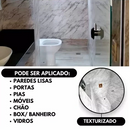 Placa 3D Mini Primaveira autoadesiva 25x25CM Revestimento Decorativo para parede.