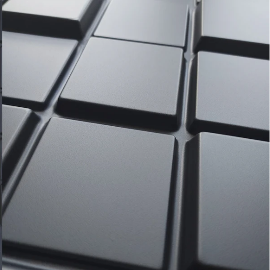 Placa 3D Pixel Autoadesiva - 50x50 Revestimento decorativo de parede.