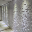 Placa 3D Pixel Autoadesiva - 50x50 Revestimento decorativo de parede.